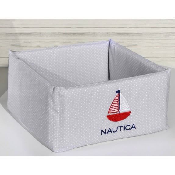 Καλάθι Καλλυντικών Nautica 935 Γκρι Πουά 25x12