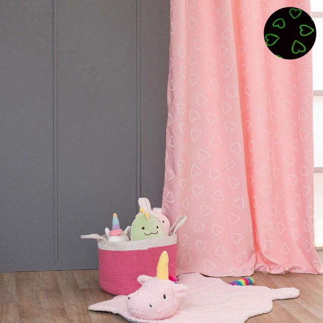 Παιδική Κουρτίνα Palamaiki Luminous Folia 140X260