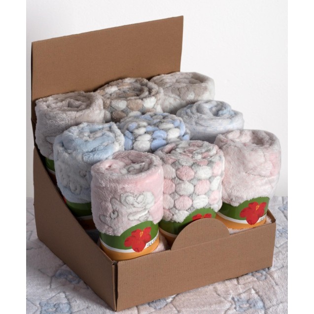 Σετ Κουβέρτες Αγκαλιάς 9 Τεμαχίων Silk Fashion...