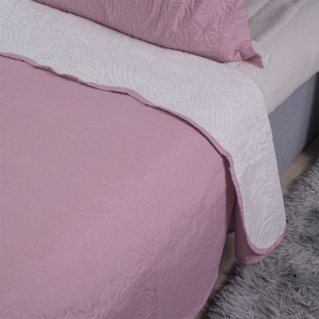 Σετ Κουβερλί Μονό 2 Τεμαχίων Silk Fashion Solid Amethyst/Cream 160x220