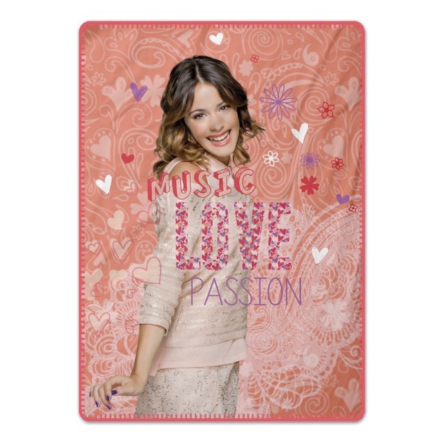 Κουβέρτα Fleece Κούνιας Palamaiki Violetta 120x140