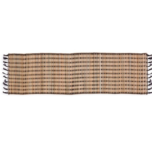 Runner Nef-Nef Straw Natural/Black 45x150