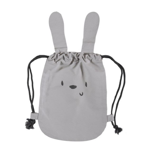 Σακίδιο Πλάτης Nef-Nef Hello World Grey 25x35