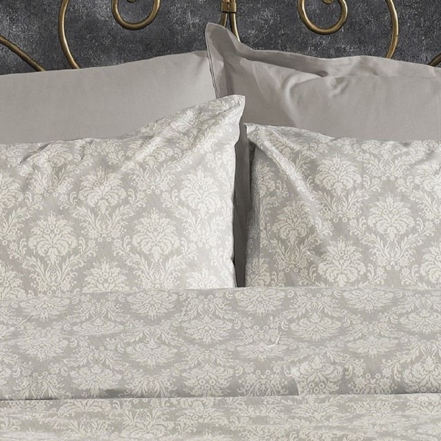 Μαξιλαροθήκη Dimcol Οφηλία 276 Γκρι 50x70