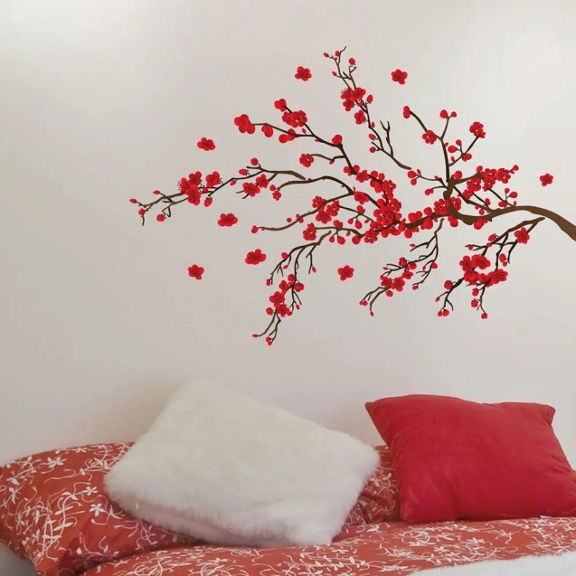 Αυτοκόλλητα Βινυλίου Για Τοίχο Ango Yellow Red...