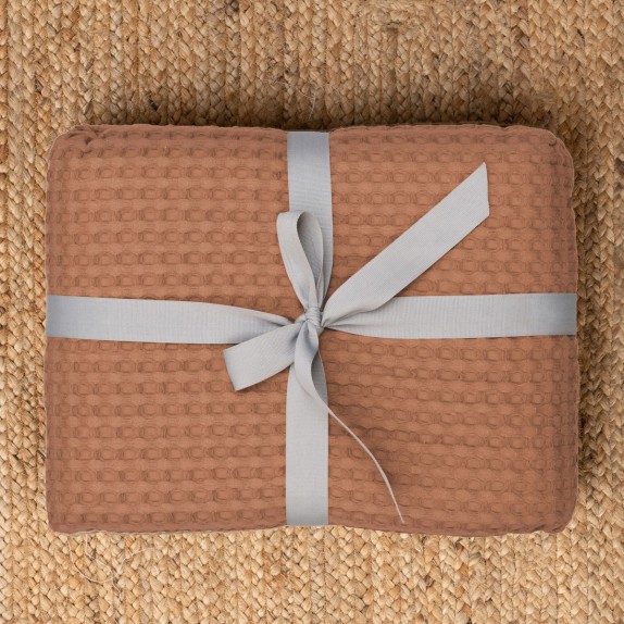 Κουβέρτα Πικέ Υπέρδιπλη Palamaiki Marcie Coffee 250x240