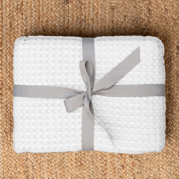 Κουβέρτα Πικέ Μονή Palamaiki Marcie White 170x240