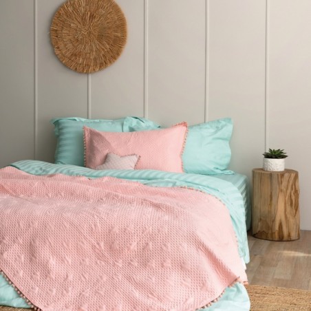 Κουβερλί King Size Palamaiki Morgan Pink 260x240