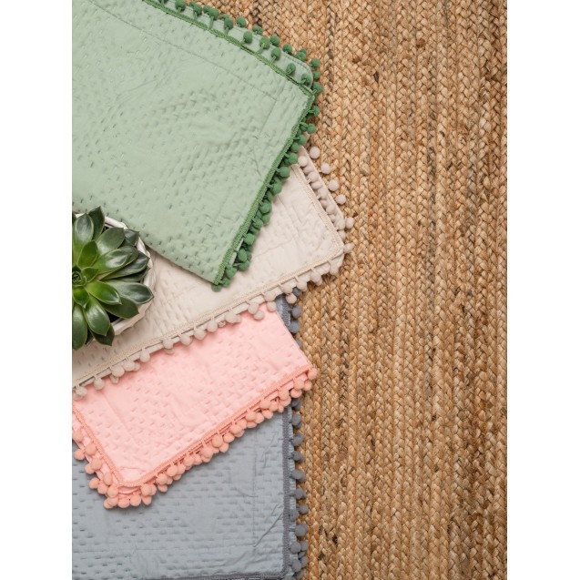 Κουβερλί King Size Palamaiki Morgan Pink 260x240