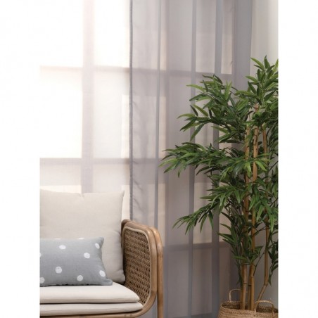 Κουρτίνα με Τρουκς Palamaiki Yara Grey 140x260