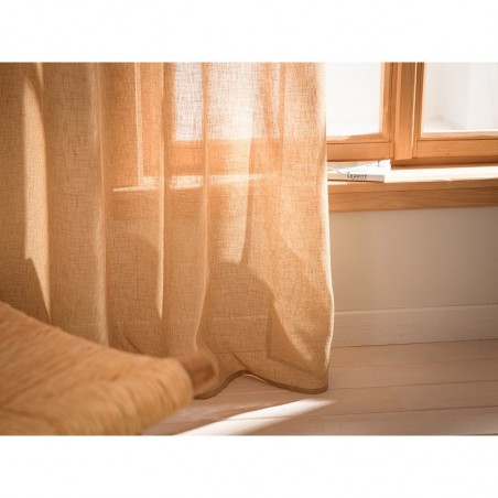 Κουρτίνα με Τρουκς Gofis Home Combe Jute 502/36 140x280