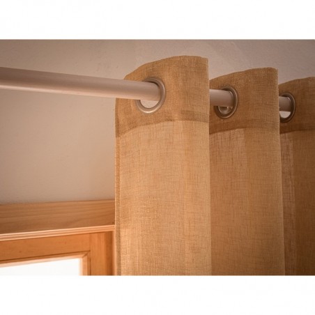 Κουρτίνα με Τρουκς Gofis Home Combe Jute 502/36 140x280