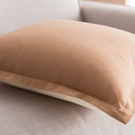 Μαξιλαροθήκη Διακόσμησης Gofis Home Light Veil Jute/Vanilla 309/36 43x43