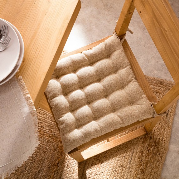 Μαξιλάρι Καρέκλας Gofis Home Hygg Μπεζ 213/13 40x40