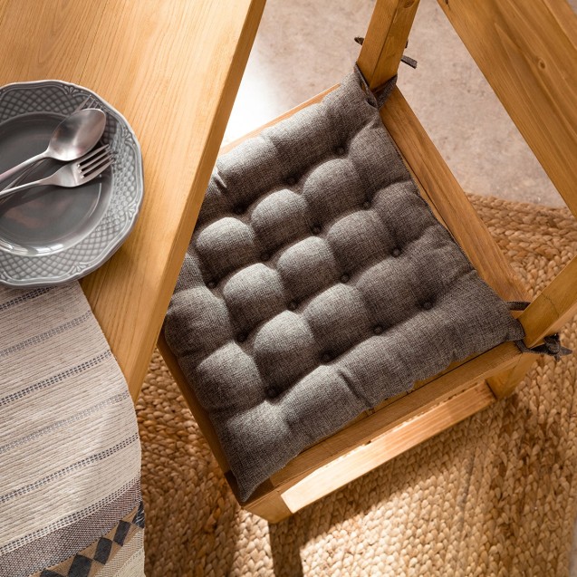 Μαξιλάρι Καρέκλας Gofis Home Hygg Γκρί 213/14...