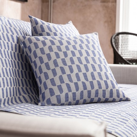 Ριχτάρι Τετραθέσιου Gofis Home Denise Marine Blue 518/09 180x350