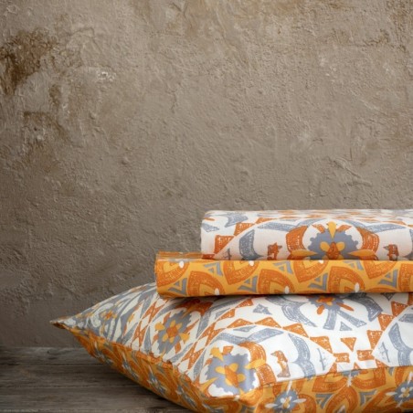 Σετ Σεντόνια Μονά 3 Τεμαχίων Nima Imane Beige 170x260