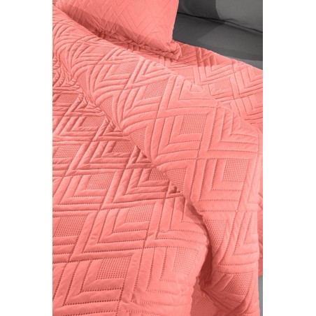 Σετ Κουβερλί Υπέρδιπλο 2 Τεμαχίων Guy Laroche Curves Coral 220x240