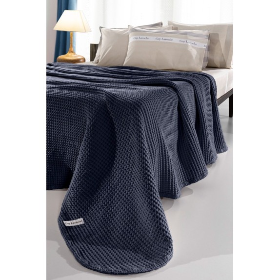 Κουβέρτα Πικέ King Size Guy Laroche Eternity Marine 260x240