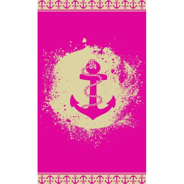 Πετσέτα Θαλάσσης Βελουτέ Dimcol 08 90x170