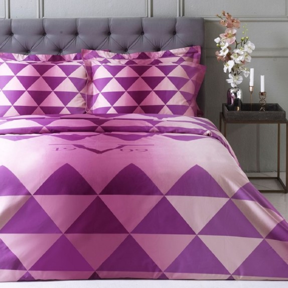 Σετ Παπλωματοθήκη King Size 3 Τεμαχίων 19V69 Diamante...