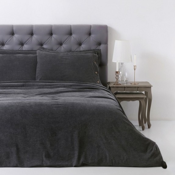 Σετ Παπλωματοθήκη King Size 3 Τεμαχίων 19V69 Sciara Nero...