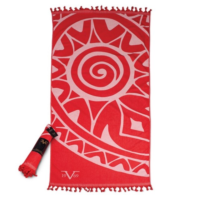 Πετσέτα-Παρεό 19V69 Shell Red 90x170