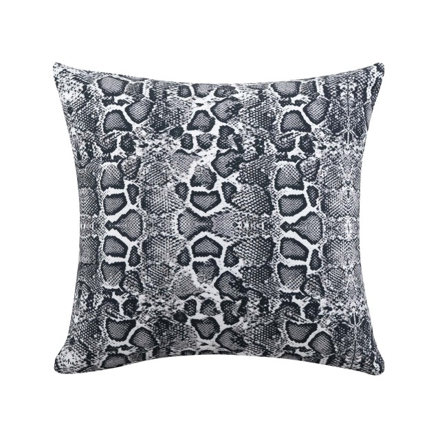 Μαξιλαροθήκη Διακόσμησης MADI Snake Grey 40x40