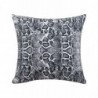 Μαξιλαροθήκη Διακόσμησης MADI Snake Grey 40x40