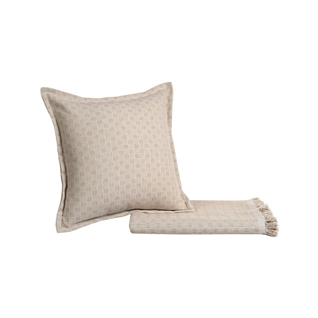 Μαξιλαροθήκη Διακόσμησης MADI Perplex Beige 45x45