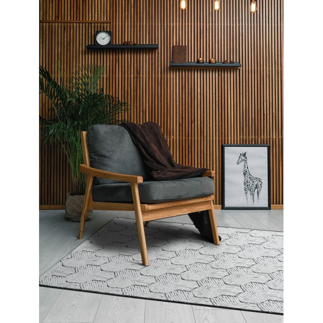 Χαλί Διάδρομος MADI Cord Grey 67x250