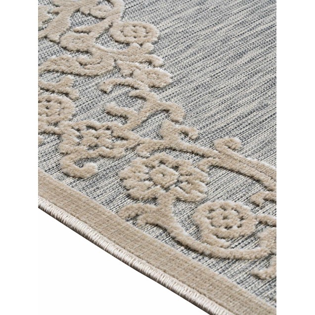 Χαλί Διάδρομος MADI Roi Grey Beige 67x250