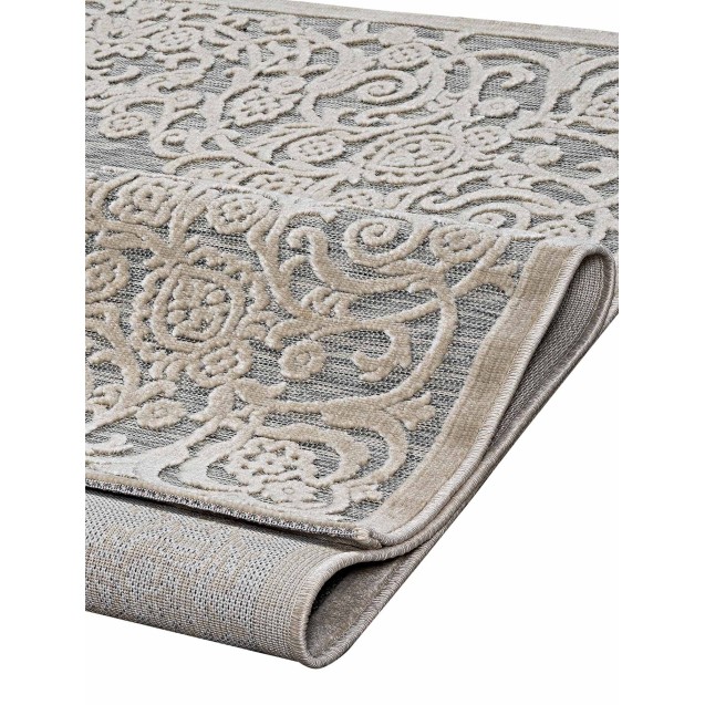 Χαλί Διάδρομος MADI Roi Grey Beige 67x250