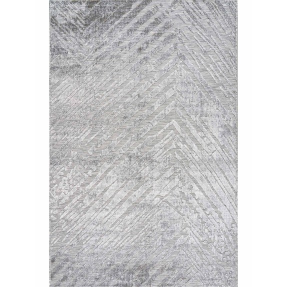 Χαλί Διάδρομος MADI Scratches Grey 67x350