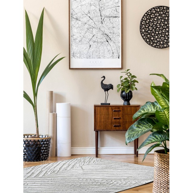 Χαλί Διάδρομος MADI Scratches Grey 67x350