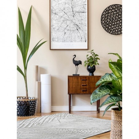 Χαλί Διάδρομος MADI Scratches Grey 67x350