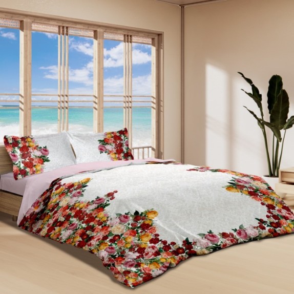 Σετ Σεντόνια King Size 4 Τεμαχίων Makis Tselios Giardino...