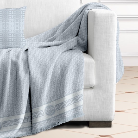 Μαξιλαροθήκη Διακόσμησης Makis Tselios Medina Blue 40x40