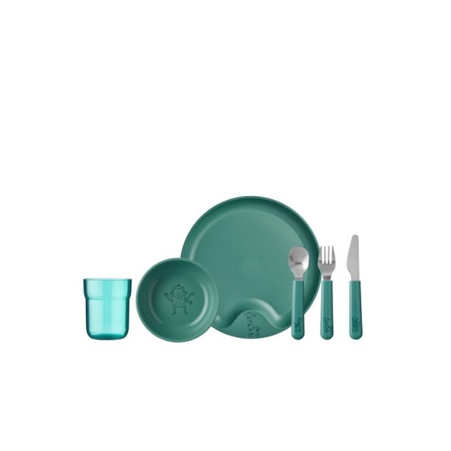 Σετ Φαγητού 6 Τεμαχίων Mepal Miffy Τιρκουάζ...