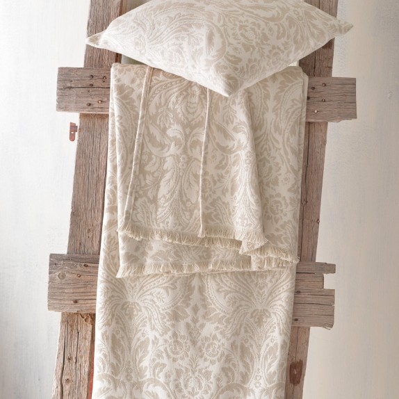 Ριχτάρι Τριθέσιου Rythmos Beatris Εκρού-Μπεζ 180x280