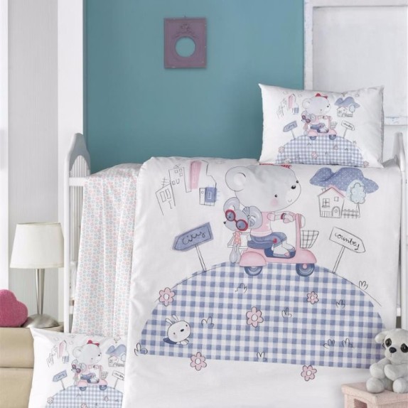 Σετ Παπλωματοθήκη Κούνιας 2 Τεμαχίων Rythmos Trip 100x150