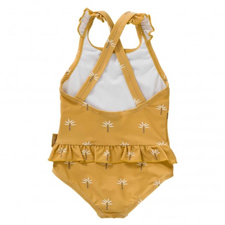 Παιδικό Ολόσωμο Μαγιό με Προστασία UV50 για Κορίτσι Fresk Palmtree Ochre FR-SW040-42