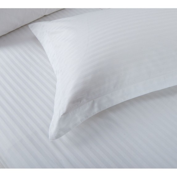 Μαξιλαροθήκη Ξενοδοχείου Oxford 4 Πλευρών Με Ρίγα Σατέν...