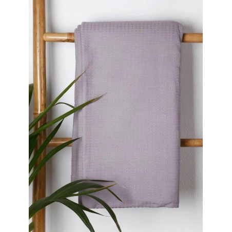 Κουβέρτα Πικέ Υπέρδιπλη Ξενοδοχείου Anesis 230x265 Dark Grey