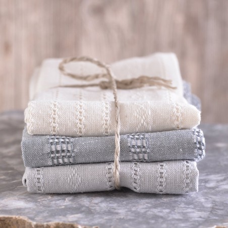 Σετ Πετσέτες Κουζίνας 3 Τεμαχίων Rythmos Vicente 45x68