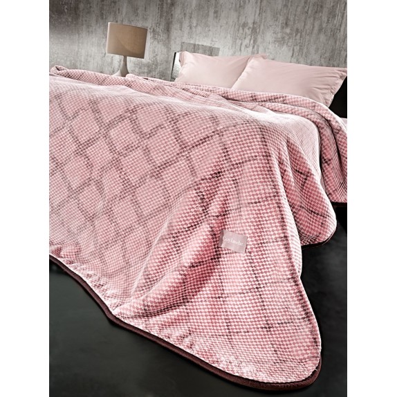 ΒΕΛΟΥΤΕ ΚΟΥΒΕΡΤΑ GUY LAROCHE MAROON CHERRY 220X240