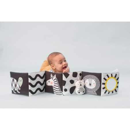 Μαλακό Βιβλίο Δραστηριοτήτων Taf Toys Savannah Black & white T-12875