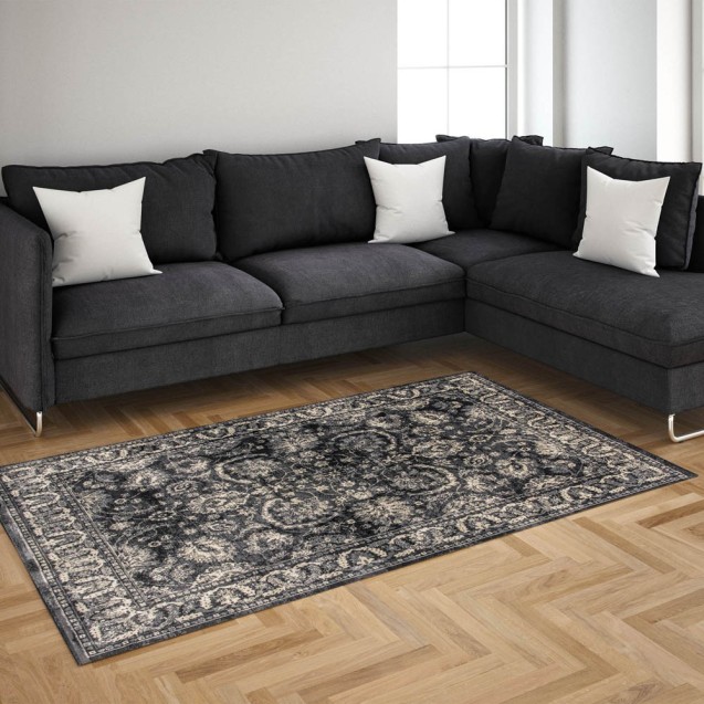 Χαλί Transitional Ezzo Antika 9628AHY Fume 133x190