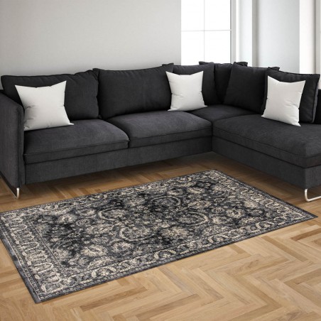 Χαλί Transitional Ezzo Antika 9628AHY Fume 133x190