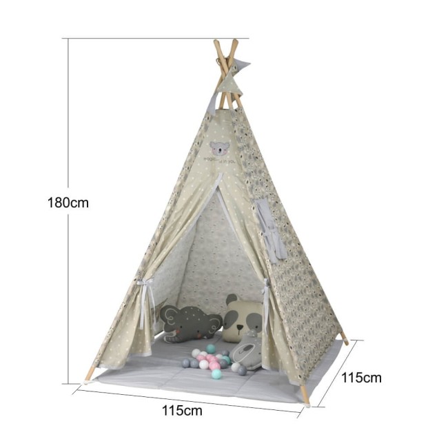 Παιδική Σκηνή με Μπάλες Bebe Stars Panda 302-187